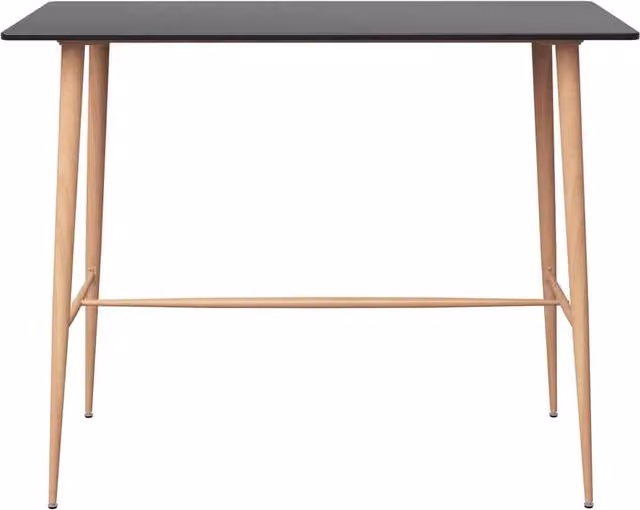 Berkfield Home Bar Table in Black, W/D/H: 120 x 60 x 105 cm – 1