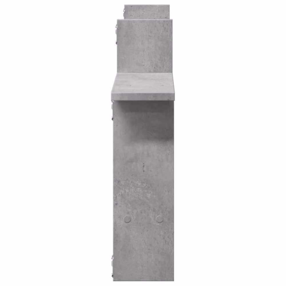 Berkfield Home Wall Mounted Shelves, 2 Pack, Grey, W/D/H: 50 x 12 x 50 cm – 2