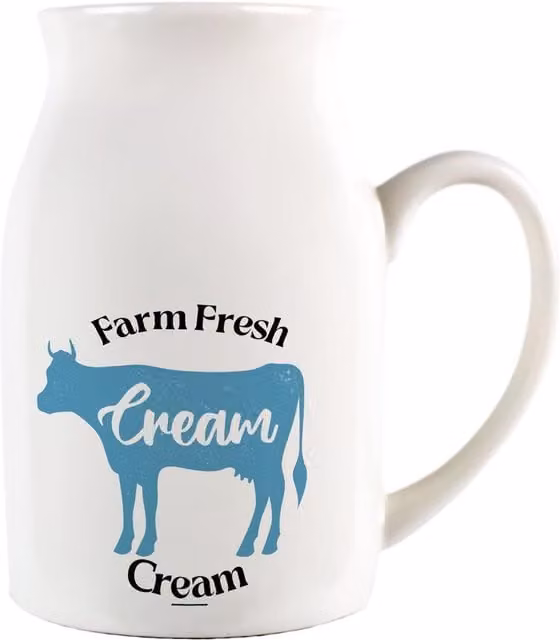 Purely Home Ceramic Serving Jug in Blue and White