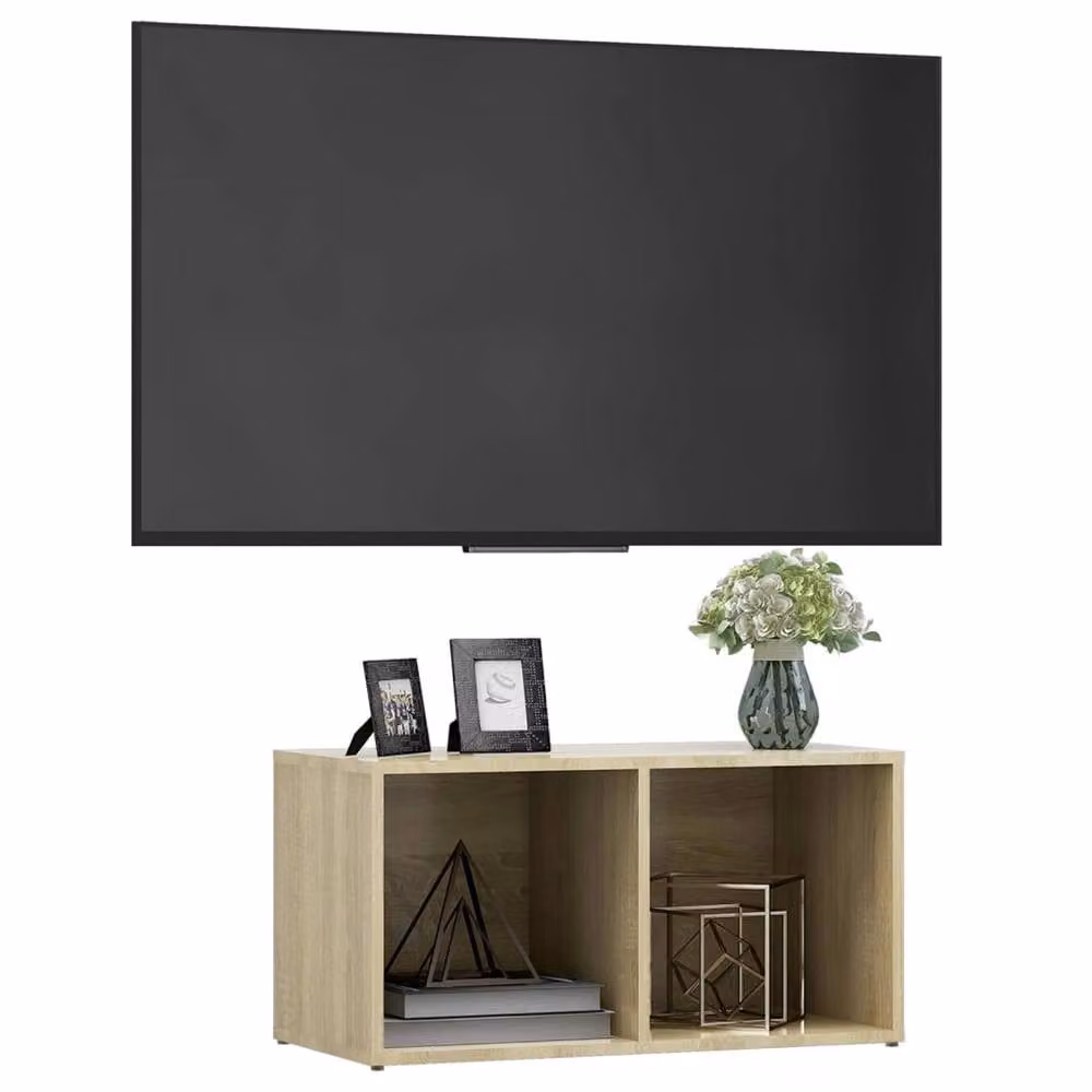 Berkfield Home Sonoma Oak TV Cabinet in Brown, W: 72 cm, D: 36.5 cm, H: 36.5 cm – 3