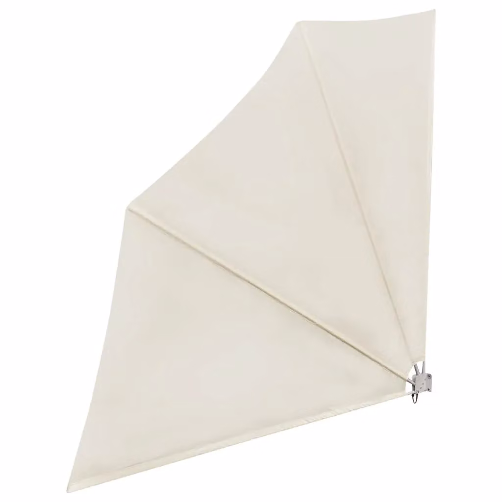Berkfield Home Collapsible Balcony Side Awning in Beige, W/D/H: 140 x 140 x 140 cm – 2