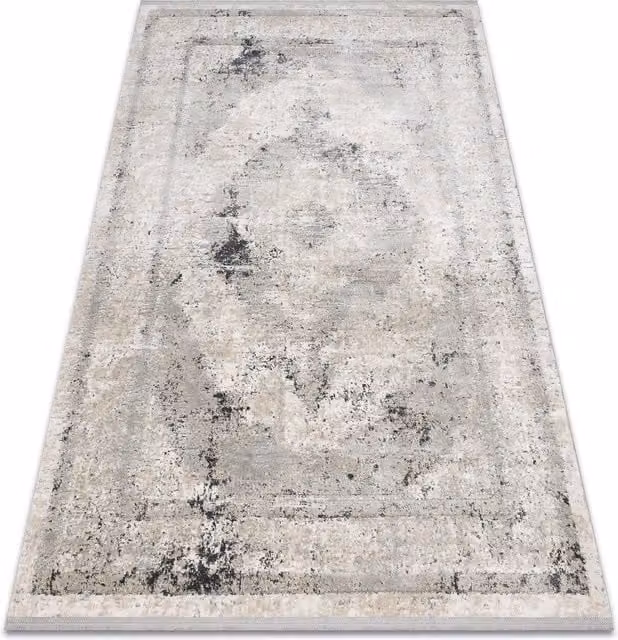 RugsX Tuls Abstract Rug in Beige and Grey, W: 80 cm, L: 150 cm