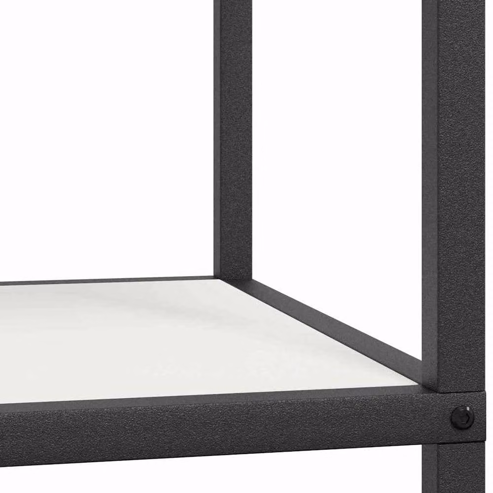 Berkfield Home Kitchen Storage Shelf in White Matt Steel – 5