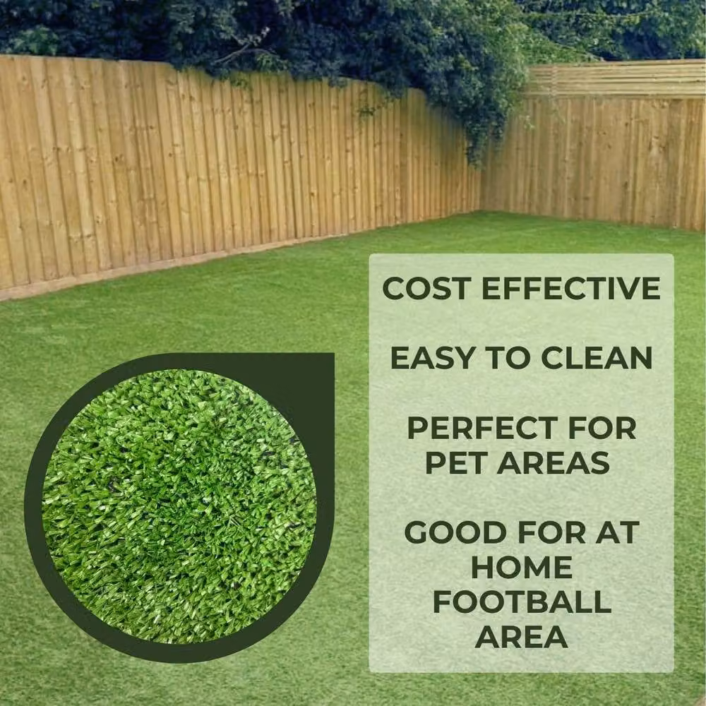 Ark Mat 7mm Artificial Grass Green W/D/H: 4 x 1 x 0.007 m – 4
