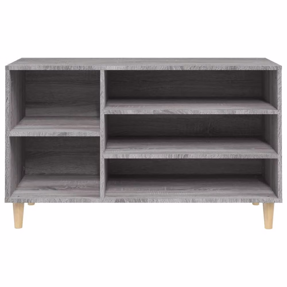 Berkfield Home Grey Sonoma Shoe Cabinet with Integrated Seat, W/D/H: 102 x 36 x 60 cm – 4