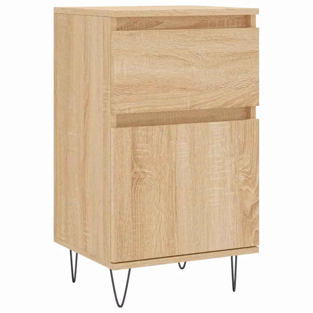 Berkfield Home Sonoma Oak Sideboard in Brown, W/D/H: 40 x 35 x 70 cm – 2