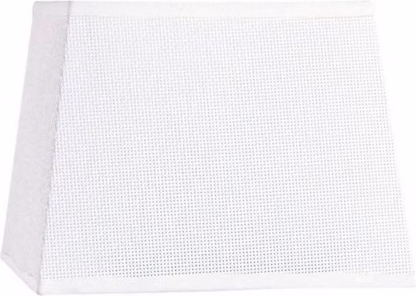 Netlighting Habana White Square Shade for Wall Lamps, W/D/H: 160 x 200 x 152 mm