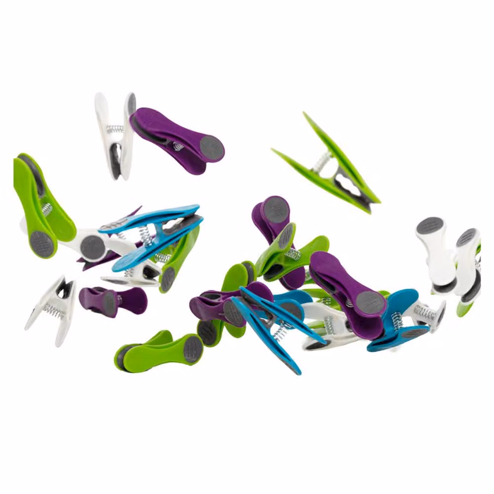 Orwell Euro Grip Spring Pegs, 20 Pack, Multicolour – 2