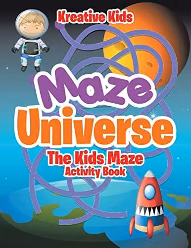 Kreative Kids Maze Universe: The Kids Maze Activity Book in Multicolour