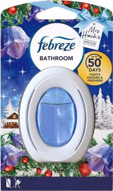 Febreze Mrs Hinch Bathroom Air Freshener Alpine Escape Blue