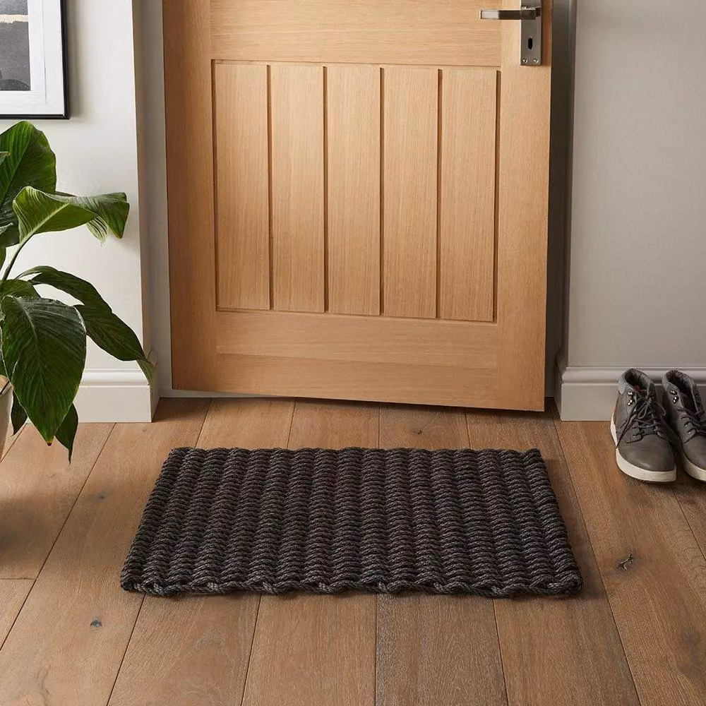 Esselle Didsbury Braided Polypropylene Small Mat in Grey, W: 45 cm, L: 75 cm – 3