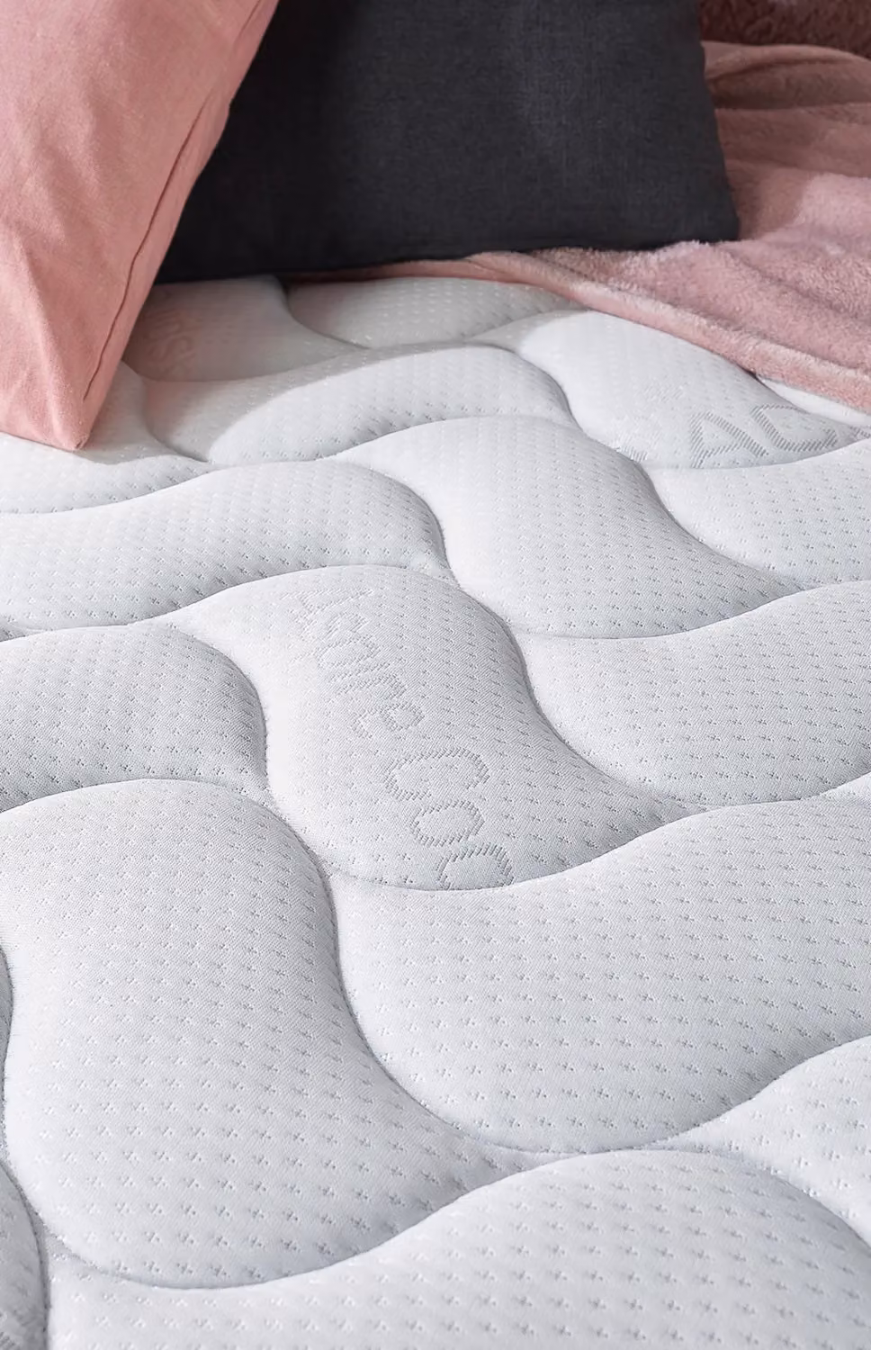 Aspire Hybrid Memory Foam Mattress in White, W/D/H: 120 x 200 cm – 3