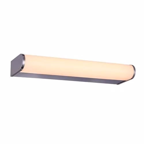 Netlighting Modern LED Wall Lamp in Chrome and Grey with Warm White 3000K 600lm