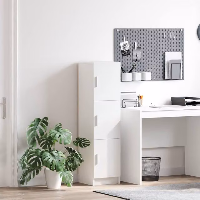 Berkfield Home Modern White MDF Wood Sideboard – 1