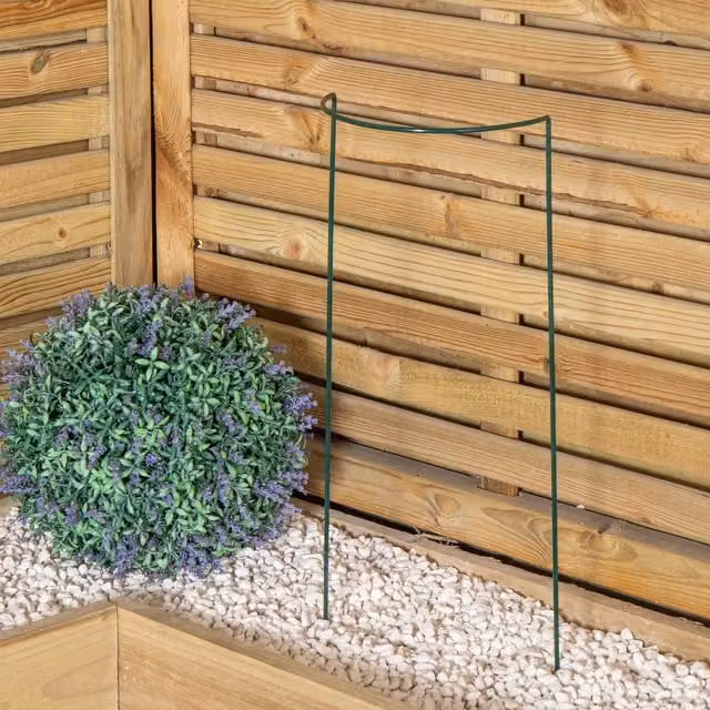 Samuel Alexander Metal Green Herbaceous Garden Plant Support Arc