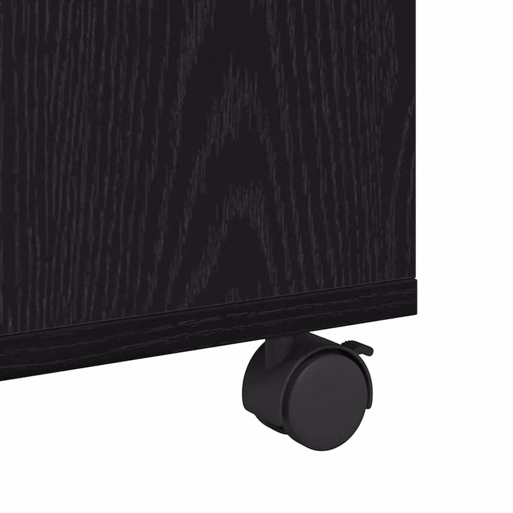 Berkfield Home Modern Square Coffee Table in Black Oak, W/D/H: 75 x 75 x 38 cm – 5