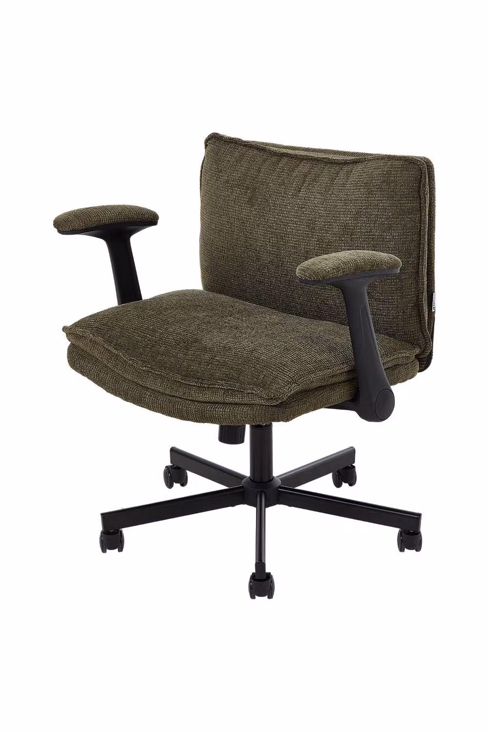 Living and Home Green Chenille Upholstered Modern Task Chair for Home Office – 2