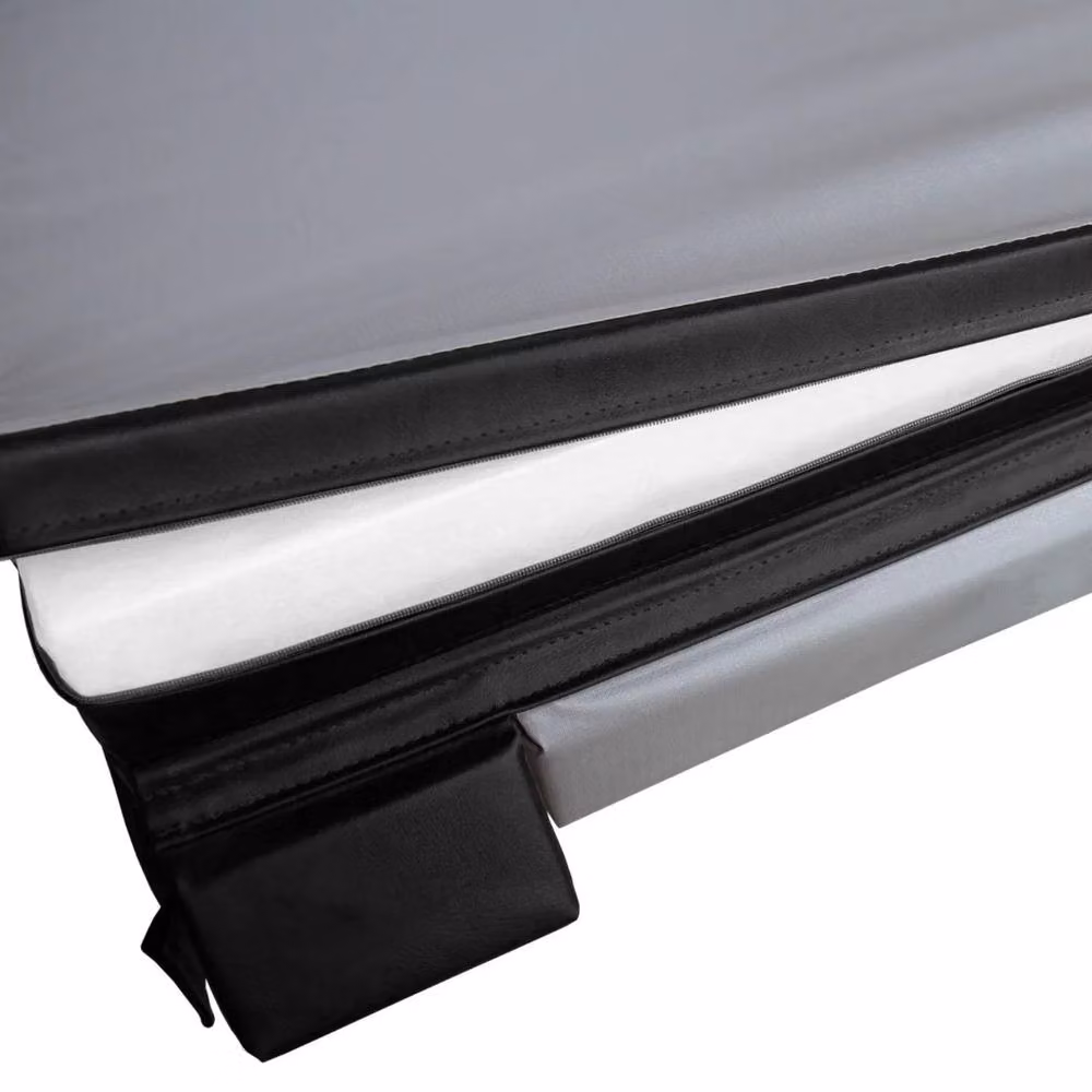 Monstershop Thermal Rectangular Hot Tub Spa Cover, Black, 200 cm – 6
