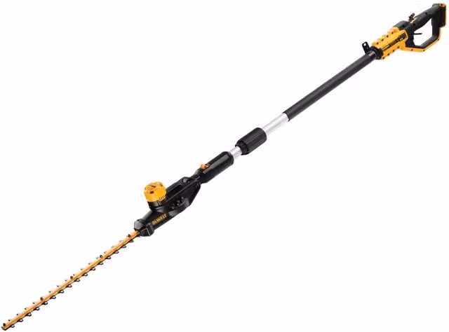 DEWALT XR 18V Reciprocating Pole Hedge Trimmer, Yellow (Bare Unit)