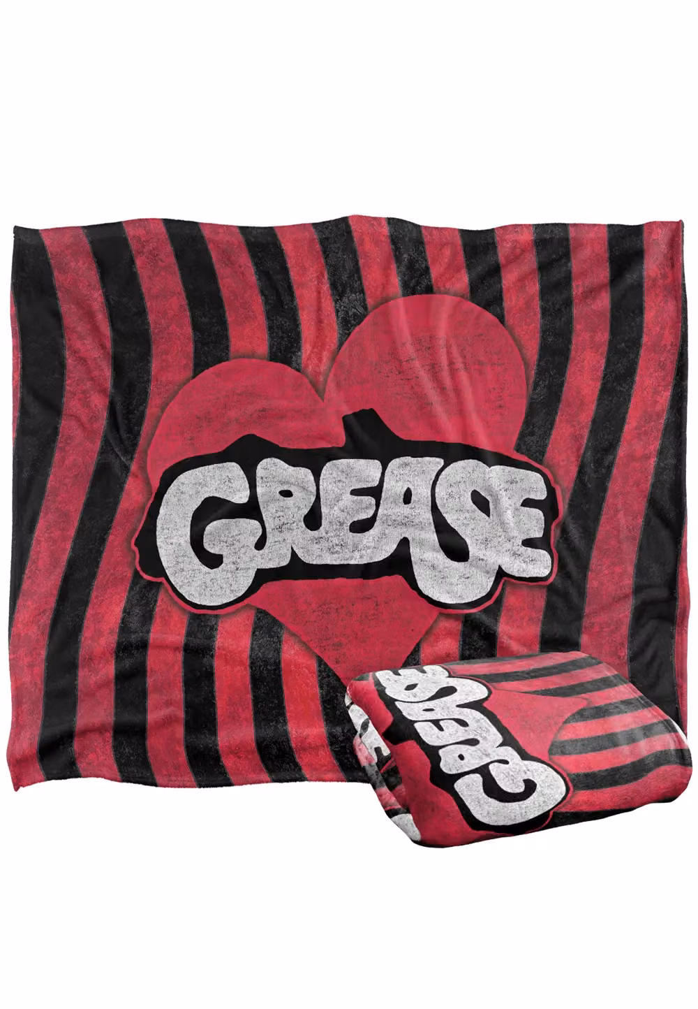 Trevco Grease Groove Silky Touch Super Soft White Fleece Throw Blanket W/D/H: 152 x 127 cm – 6