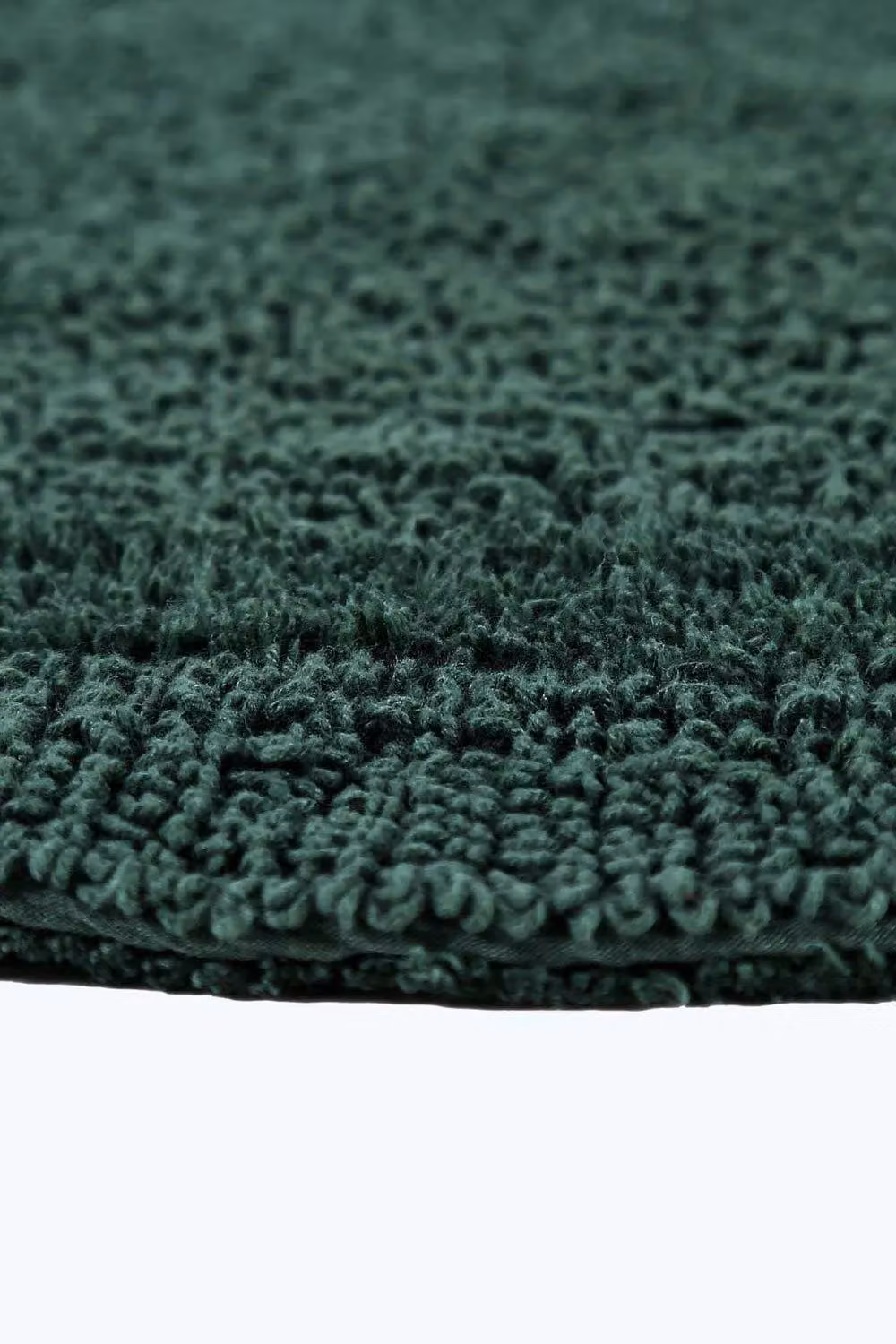 Homescapes Luxury Square Cotton Bath Mat, Forest Green, W/D/H: 50 x 50 x 1 cm – 3