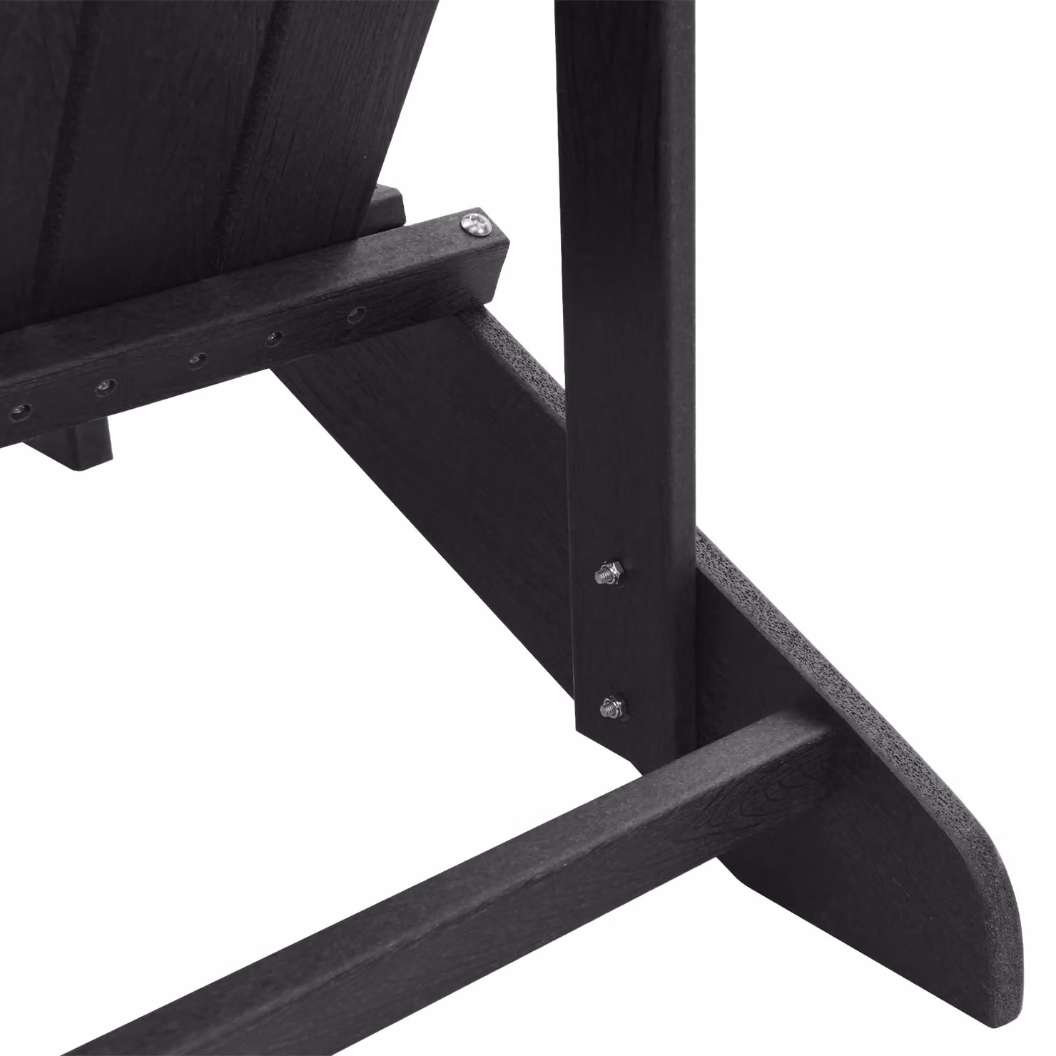 Berkfield Home Set of 2 Adirondack Chairs in Black HDPE, W/D/H: 74 x 82 x 90 cm – 9