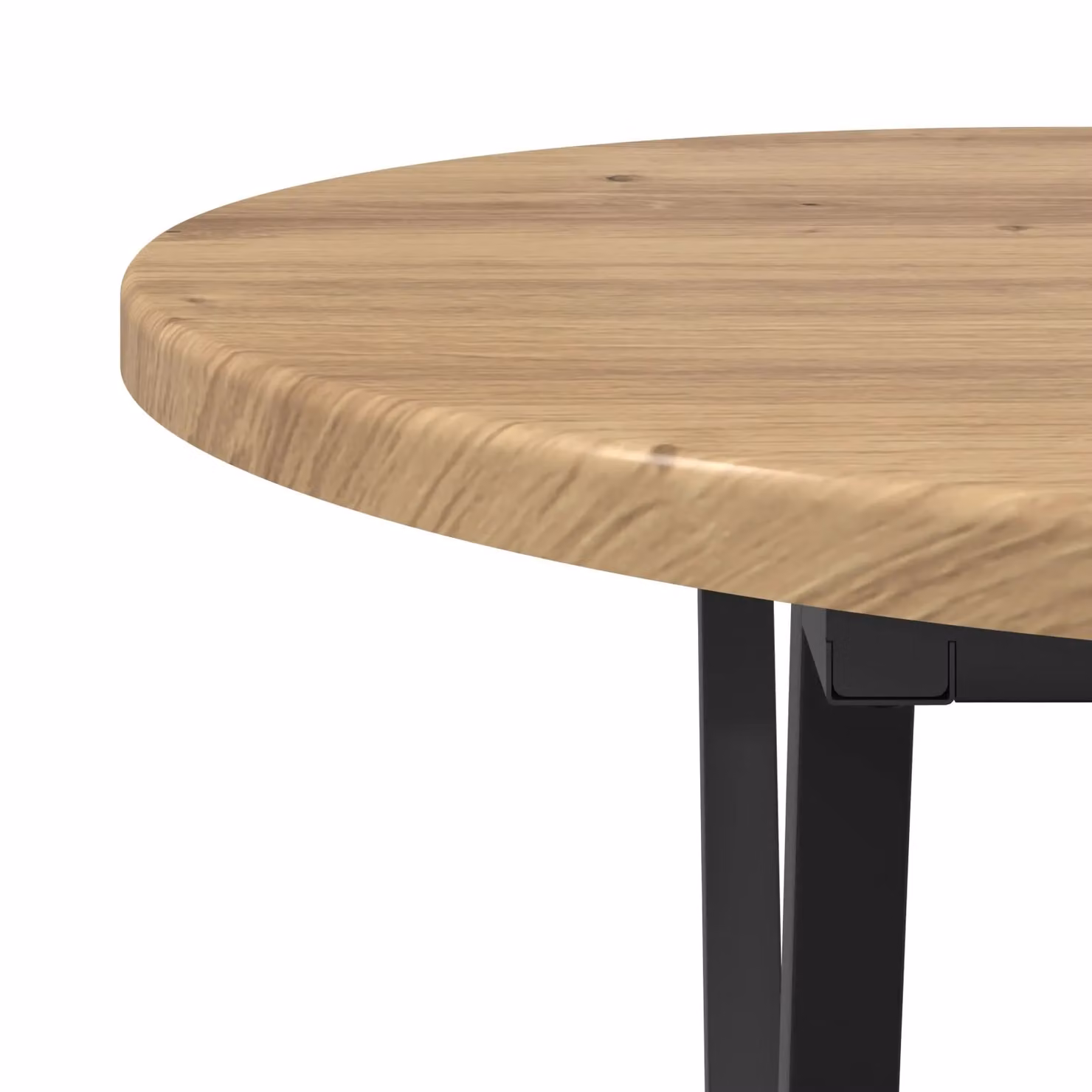 Berkfield Home Artisan Oak Coffee Table in Brown, W/D/H: 80 x 40 x 40.5 cm – 3