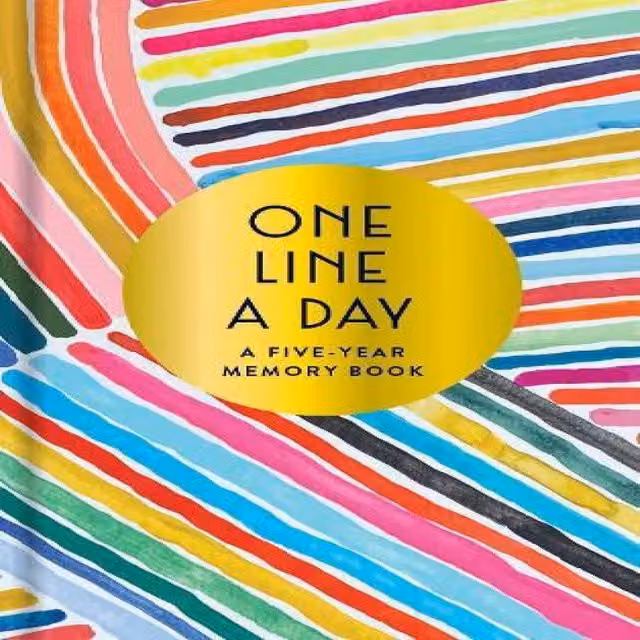 Chronicle Books Rainbow One Line a Day Diary, Multicolour