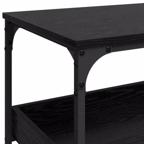 vidaXL Industrial Kitchen Trolley in Black Oak, W/D/H: 60 x 41 x 80.5 cm – 4