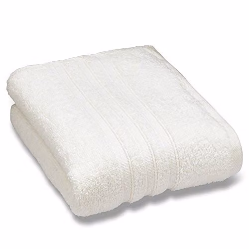 Catherine Lansfield Fluffy Cotton Terry Bath Towel in Beige, W: 70 cm, L: 120 cm