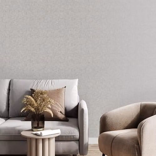 Superfresco Midas Abstract Grey and Gold Metallic Textured Paper Wallpaper – 2