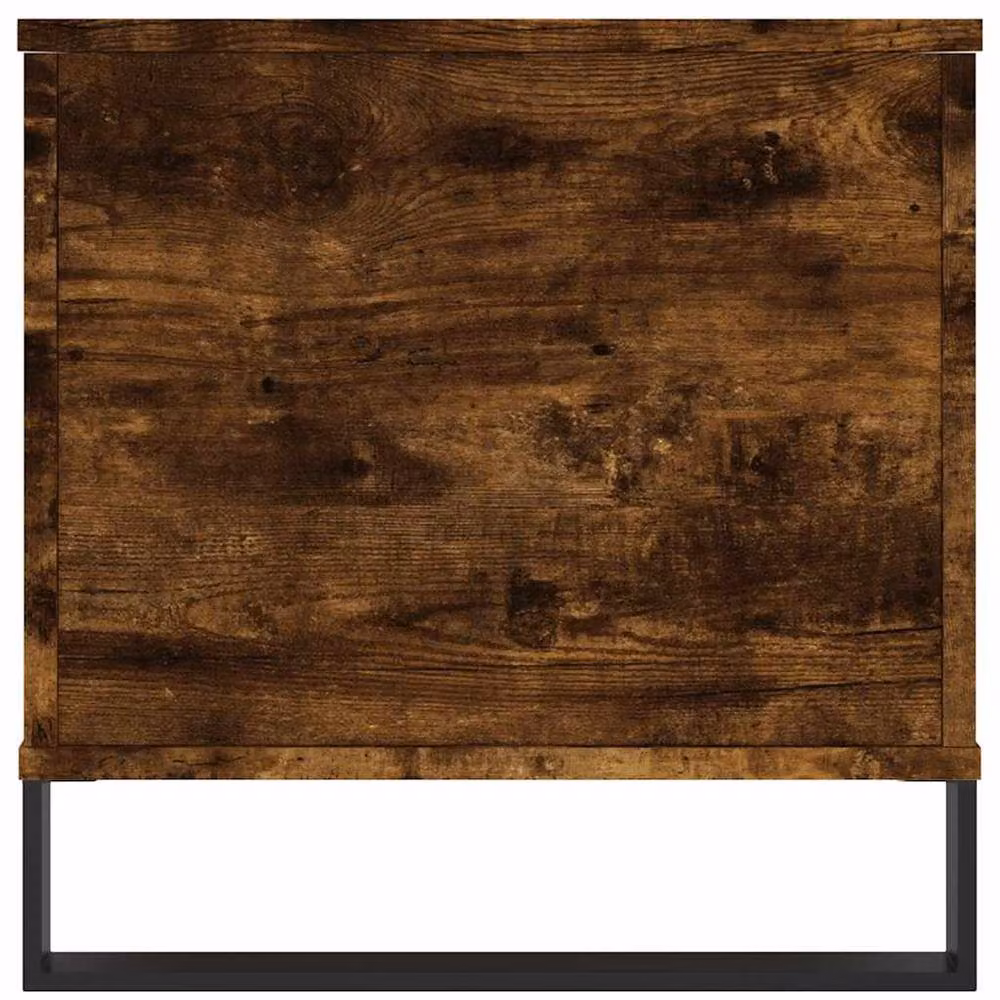 Berkfield Home Modern Coffee Table in Smoked Oak Brown, W/D/H: 90 x 44.5 x 45 cm – 3