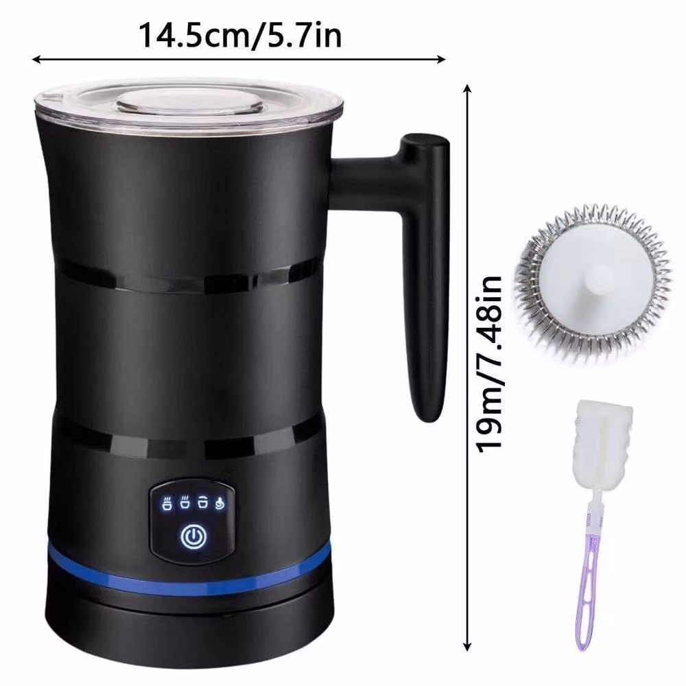 PAWNORA 4-in-1 Electric Milk Frother in Black – 2