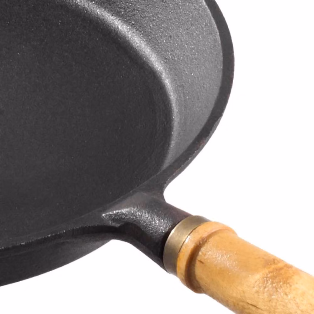 EONLION Non-Stick Cast Iron Griddle Frying Pan Grill, Black, Diameter: 22 cm – 3