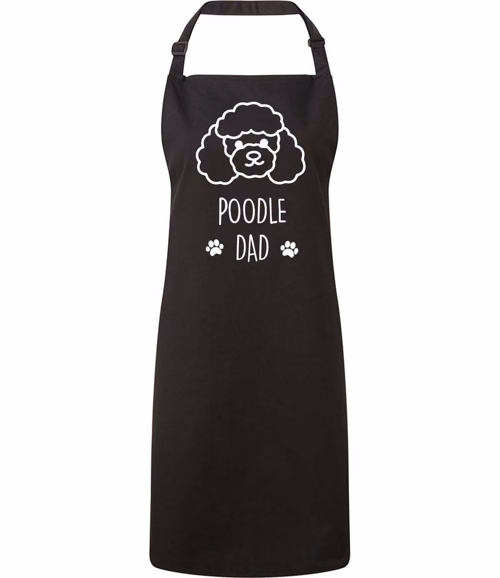 60 SECOND MAKEOVER Poodle Dad Apron in Black – 2
