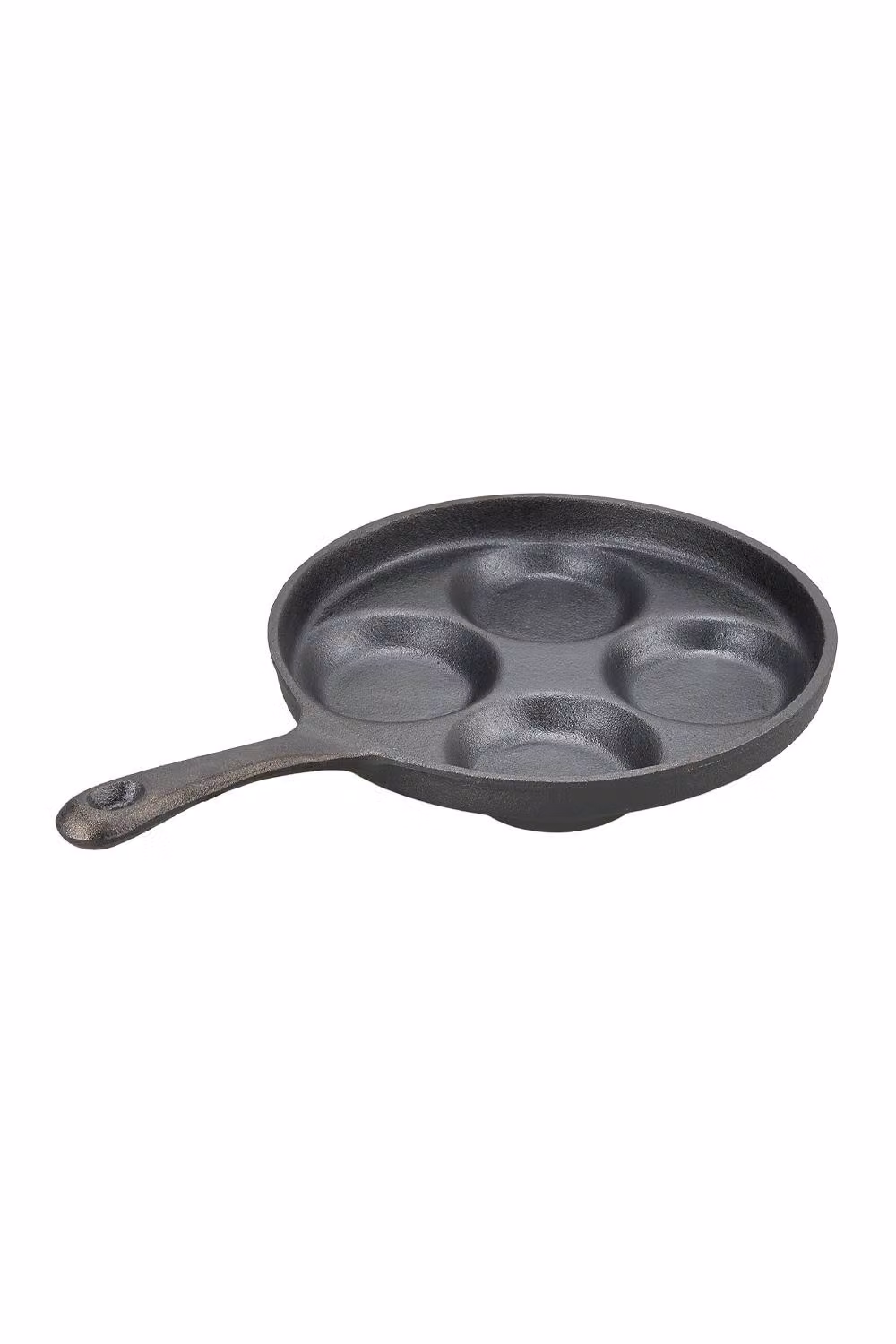 Garden Sanctuary Non-stick 4-hole Cast Iron and Ceramic Egg Frying Pan in Black – 3