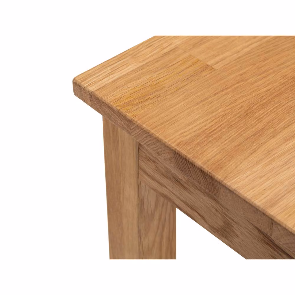 Cheshire Kirkhaven Contemporary Oak Console Table, W: 90 cm, D: 80 cm, H: 90 cm – 4