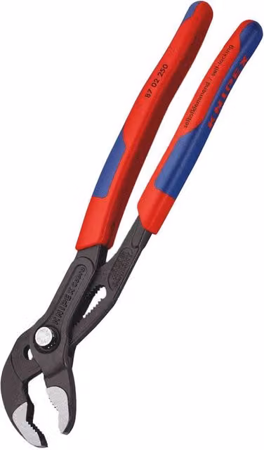 Knipex Cobra High Tech Water Pump Pliers in Red