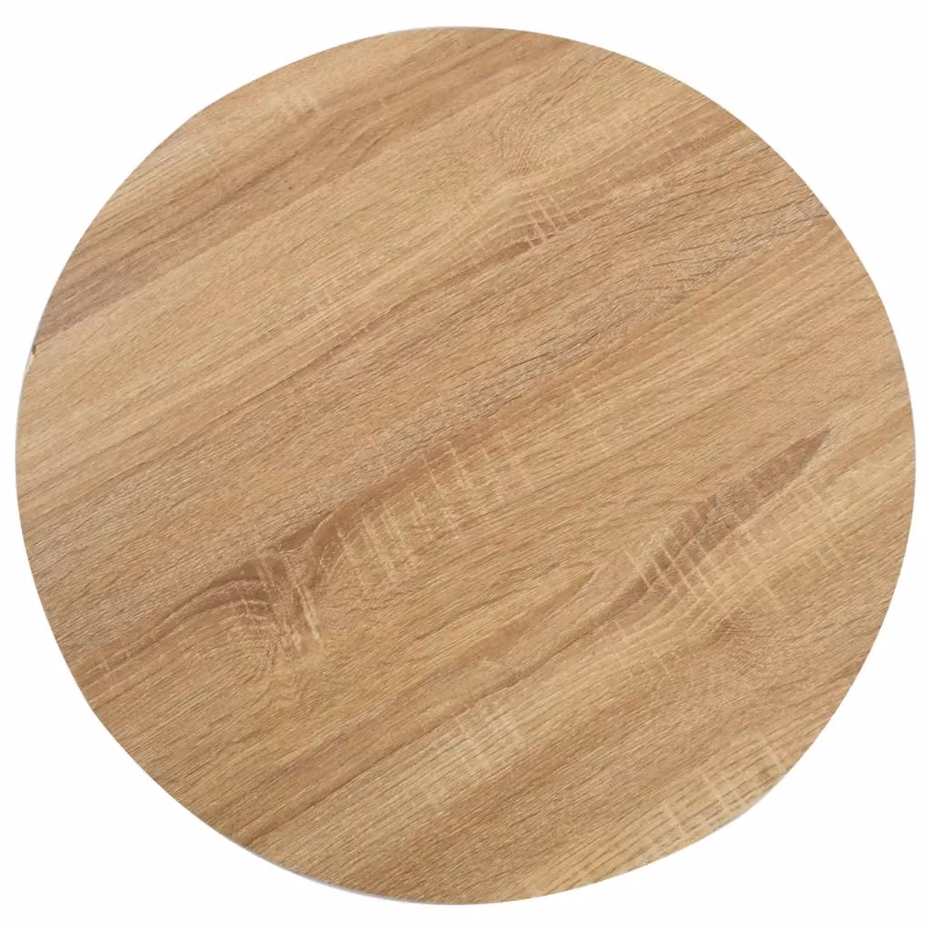 Berkfield Home Round Bistro Table in Brown, Diameter: 50 cm – 2