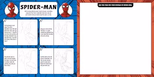 Marvel Spider-Man How to Draw Art Activity Pack with Built-in Easel and Drawing Tools, Multicolour – 2