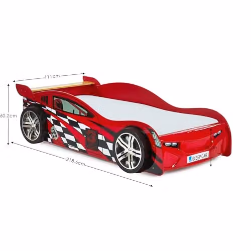 Julian Bowen Scorpion Racer Red Childrens Bed, W/D/H: 90 x 190 x 60 cm – 2