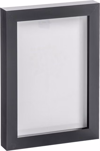 Nicola Spring Black Rectangular Single Photo Frame for 5 x 7 inch Photos – 3