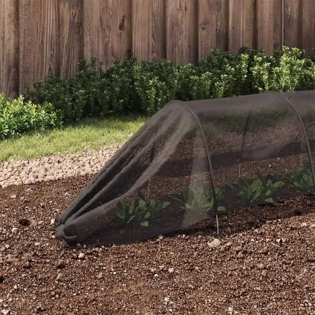 Berkfield Home Netting Tunnels Growing Aid, 4 Pieces, Black Steel and Polyethylene