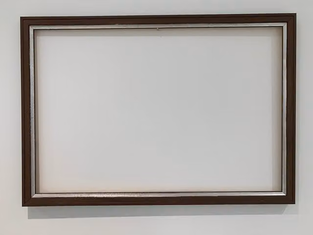 Benjamin Tate Design LTD Modern Rectangular Step Mirror in Brown and Silver, Width: 93 cm