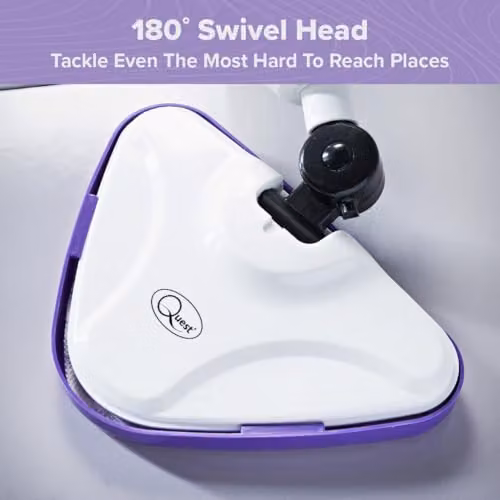 Quest 1300W Steam Mop Cleaner in Purple and White with 350ml Tank – 6