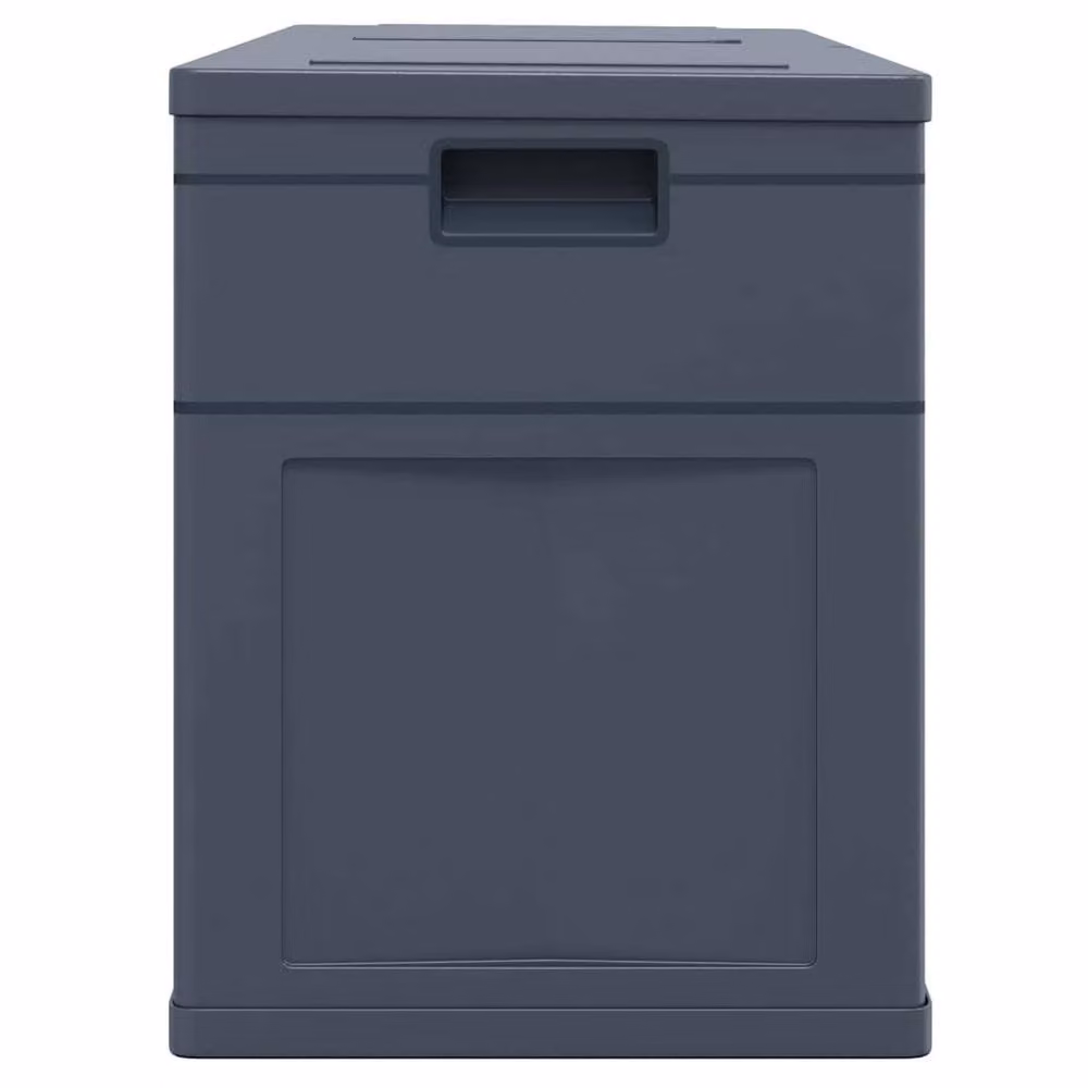 Berkfield Home Garden Storage Box 320 L Black and Blue – 5