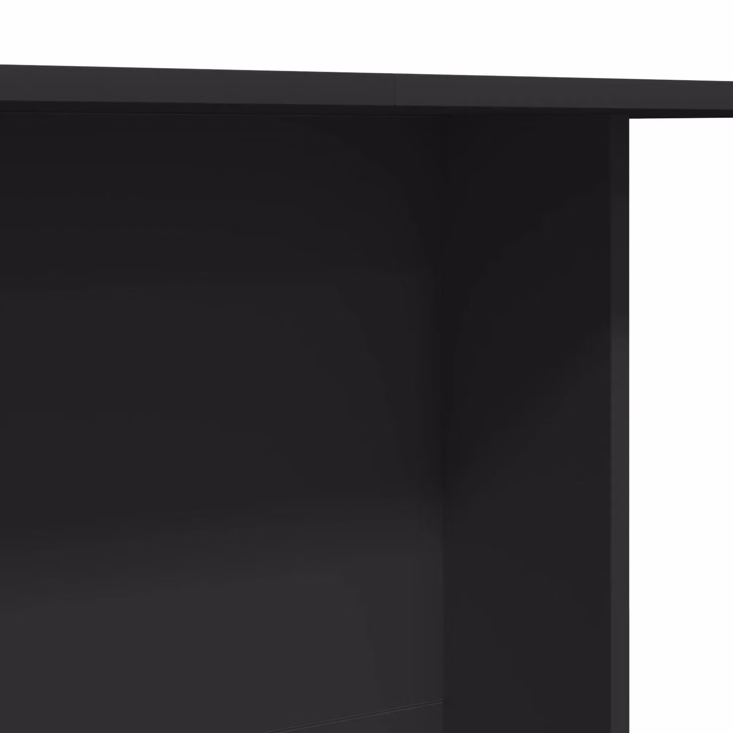 Berkfield Home Modern Rectangular Wood Dining Table in Black, W/D/H: 100 x 70 x 70 cm – 4