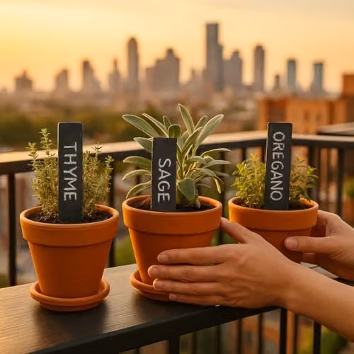 Nicola Spring 6-Piece Grey Slate Plant Markers, W/H: 2 x 15.5 cm – 2