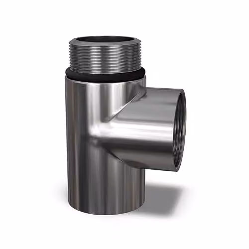 UK Radiators Talus Chrome Radiator T-Piece 1/2 BSP