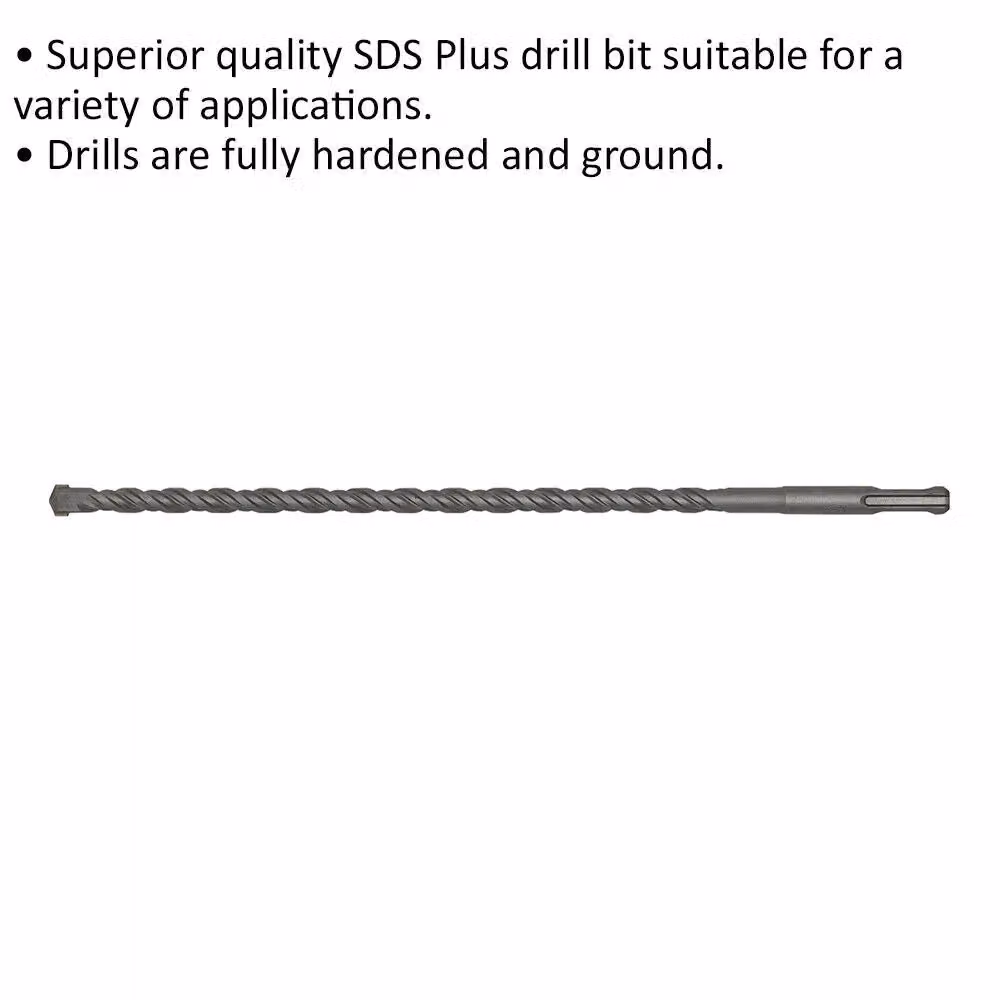 Loops SDS Plus Drill Bit, Grey and Multicolour, Diameter: 11 mm, Length: 310 mm – 2